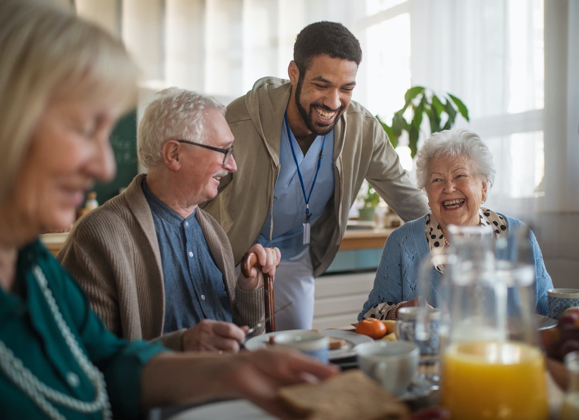 Elderly People Happy