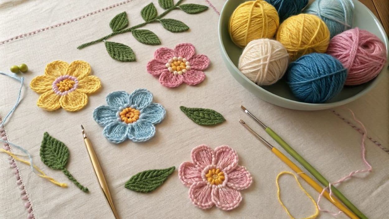 crochet applique