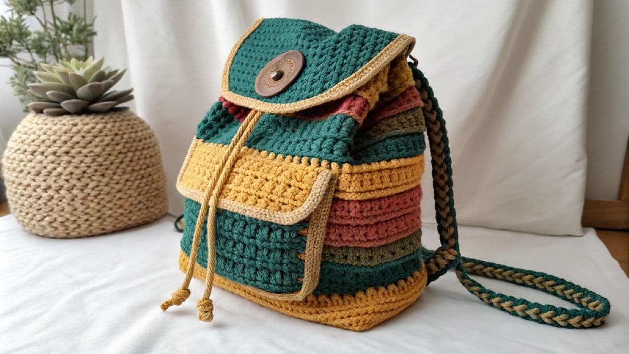 crochet backpacks