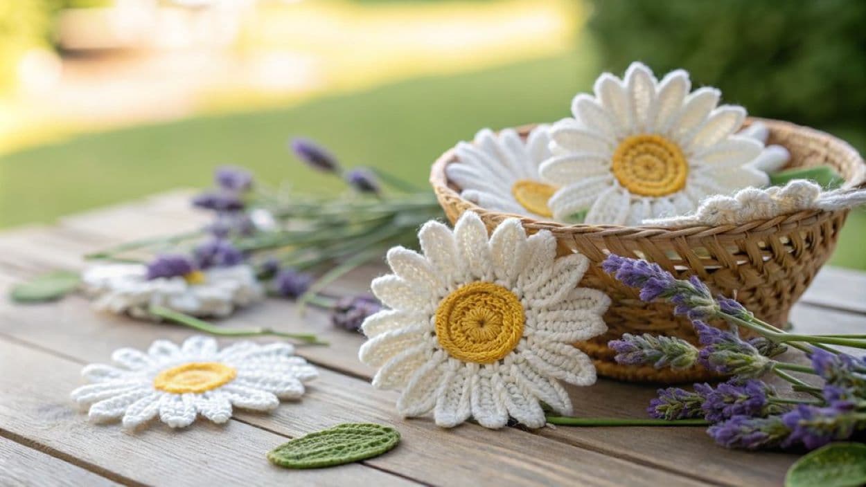crochet daisy patterns