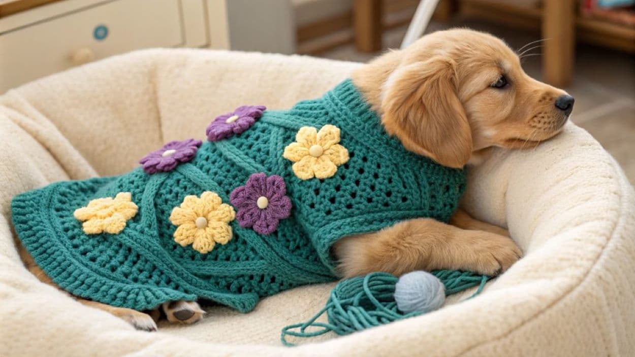 crochet dog sweaters