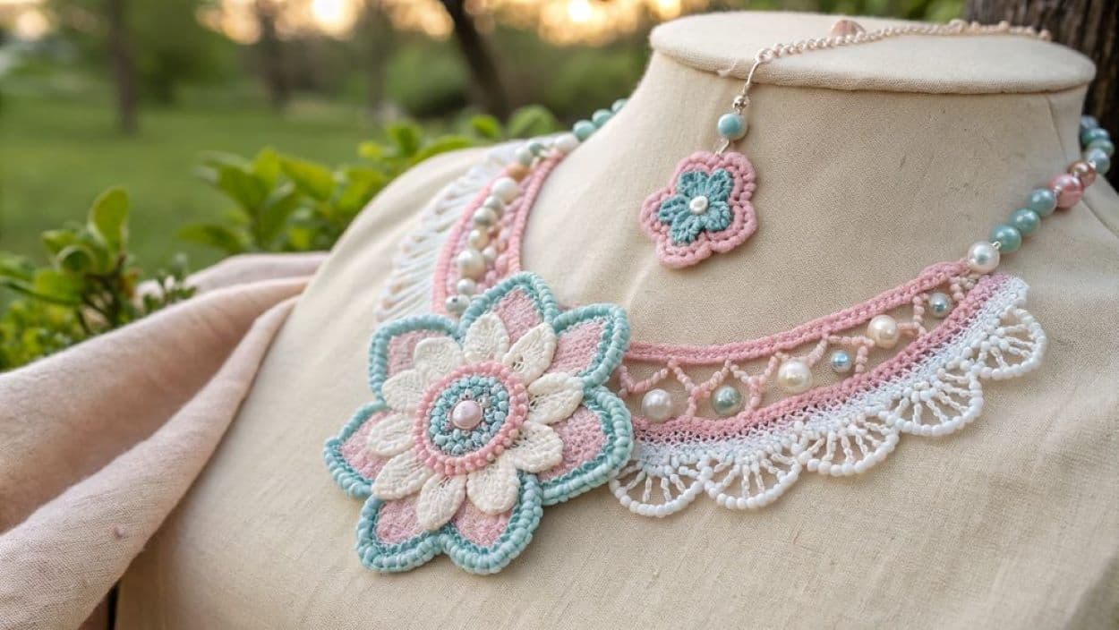 crochet necklaces