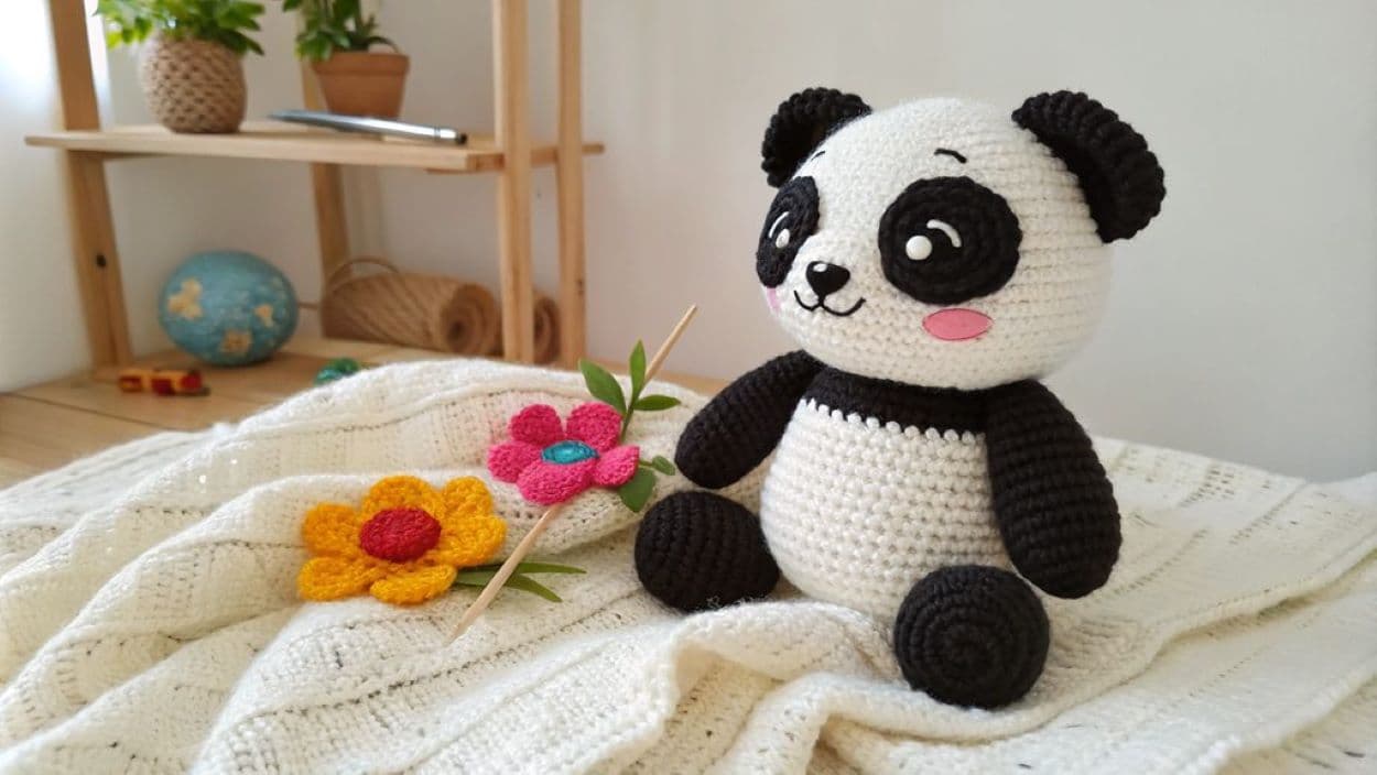 crochet pandas
