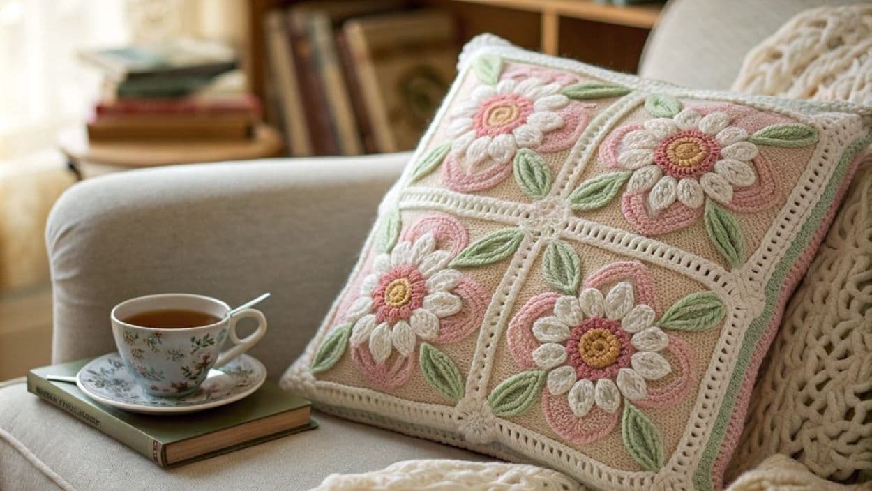 crochet pillow designs