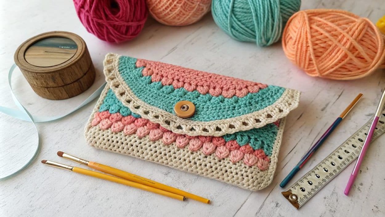 crochet pouches