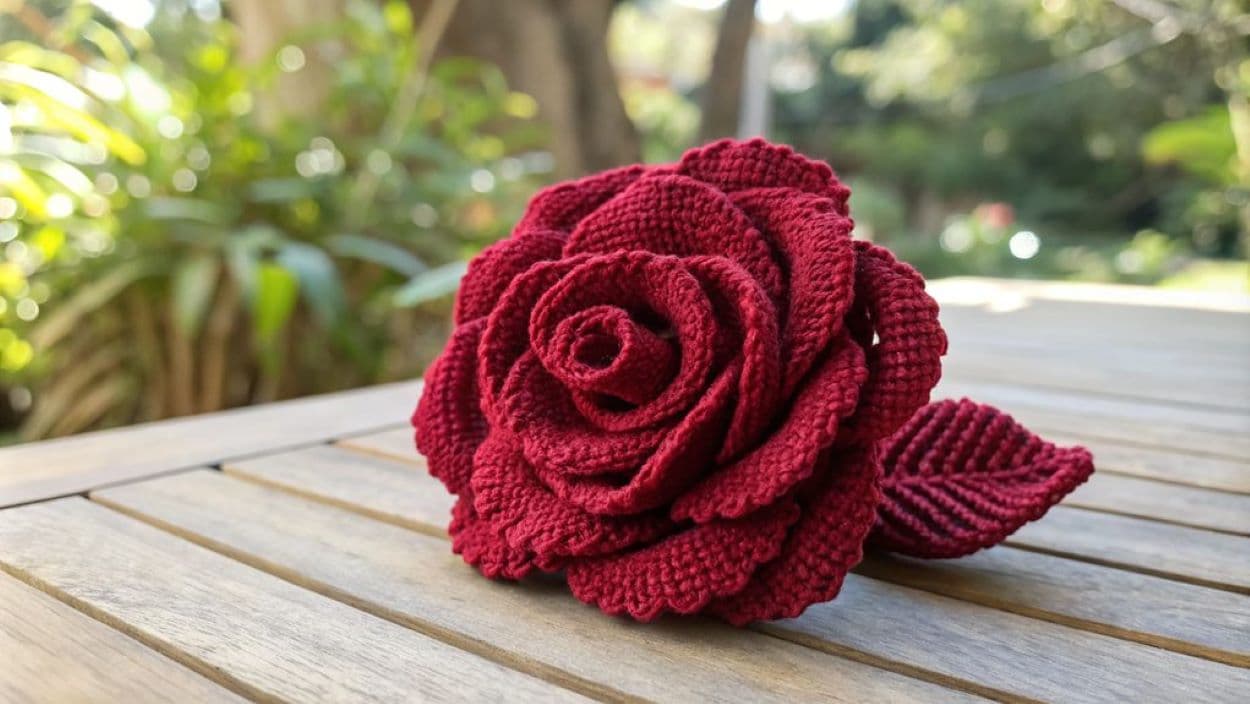 crochet roses