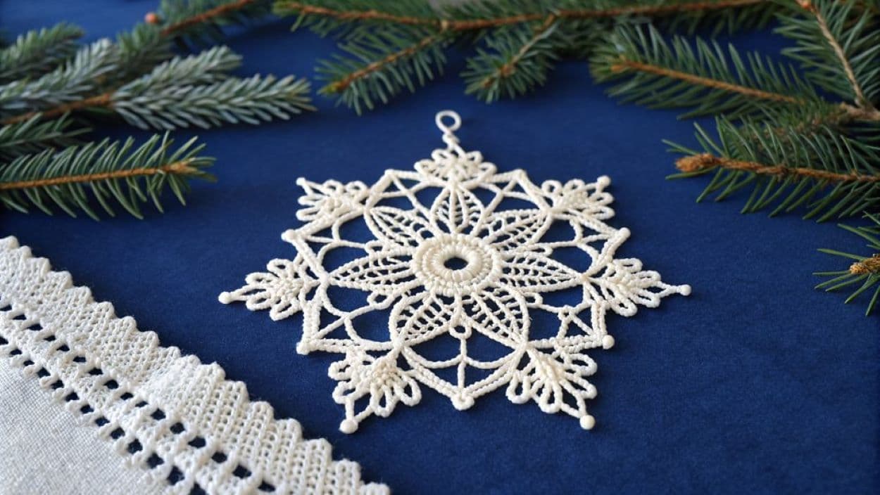 crochet snowflakes
