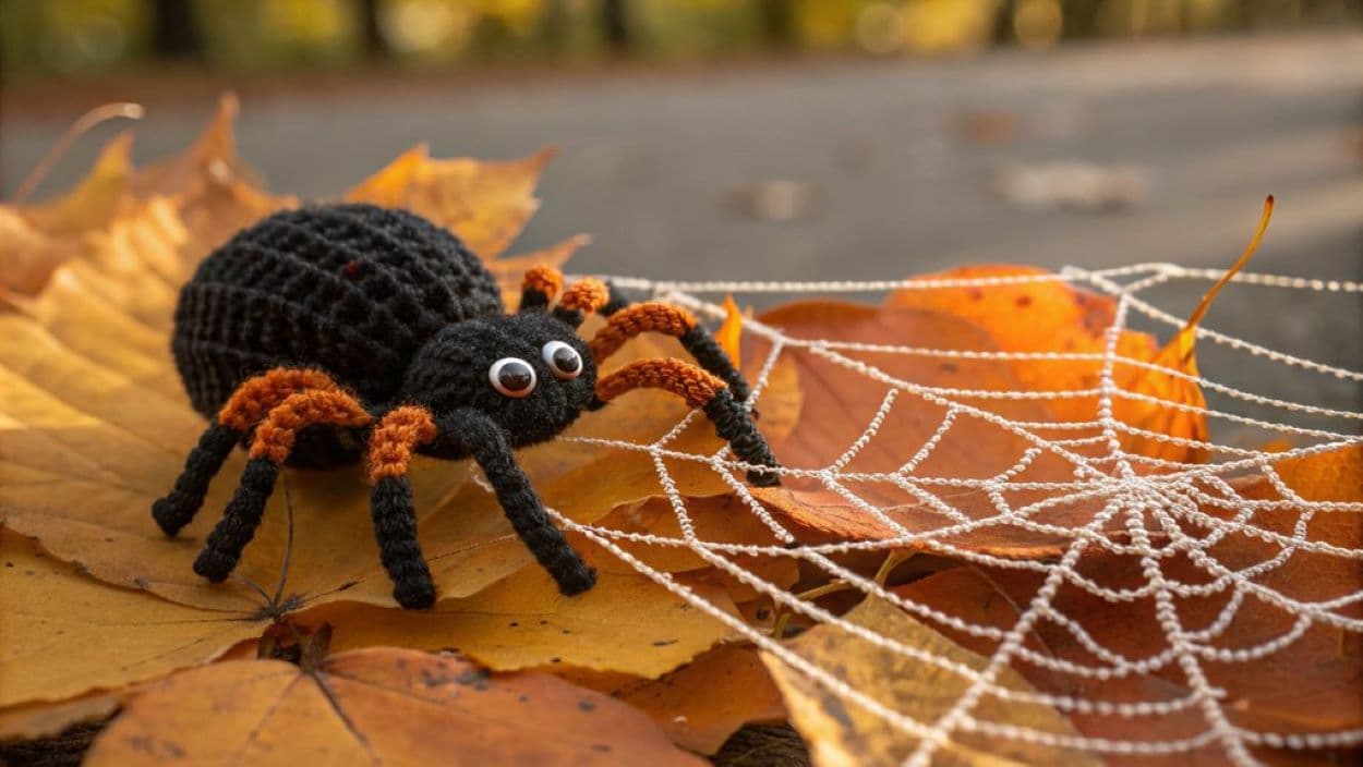 crochet spiders