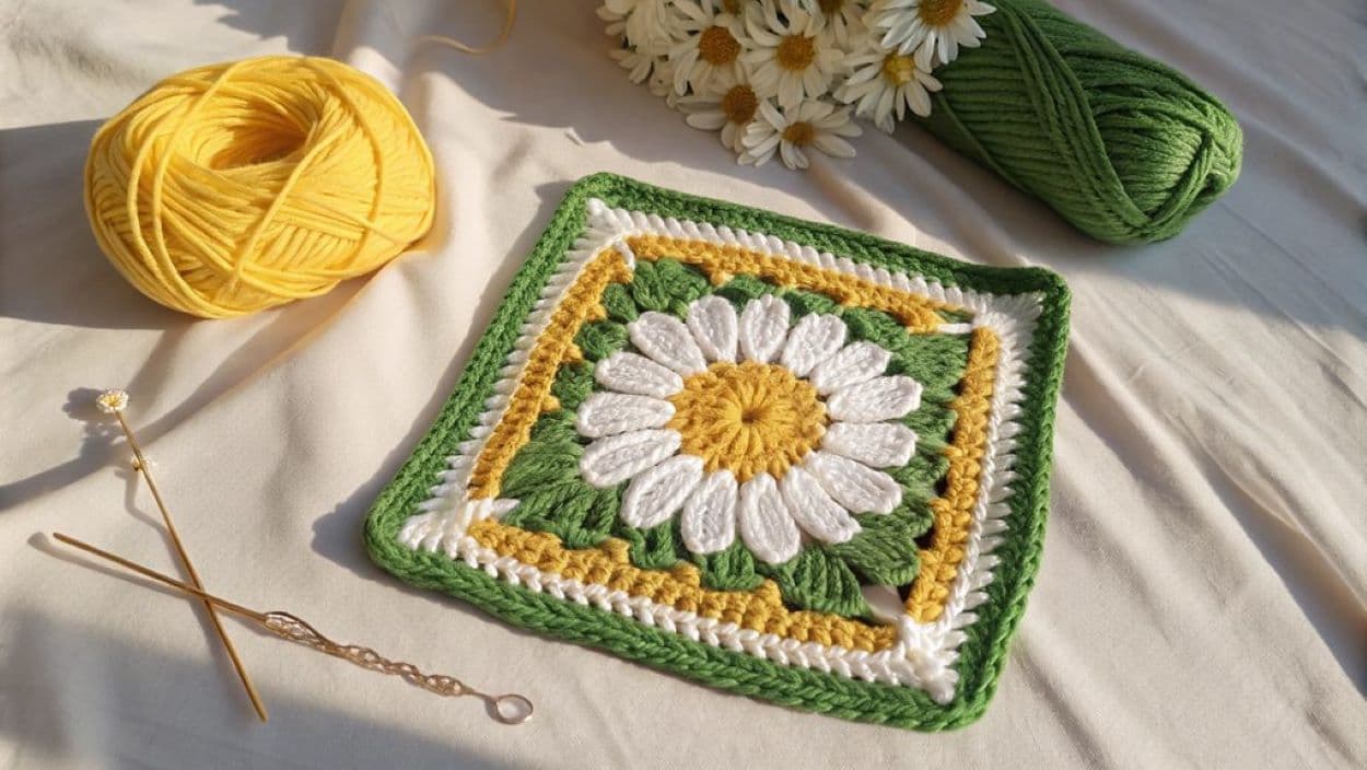 daisy granny squares
