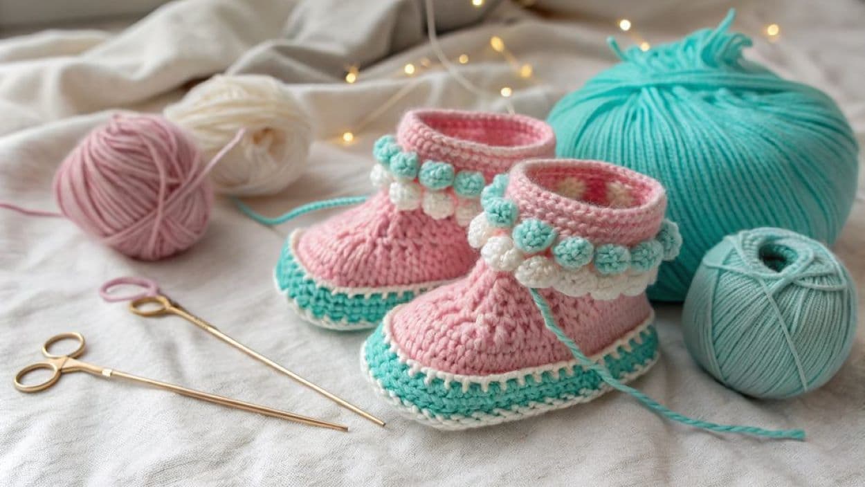 crochet bootie styles