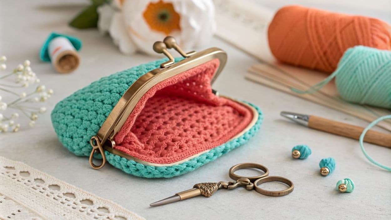 crochet coin purses