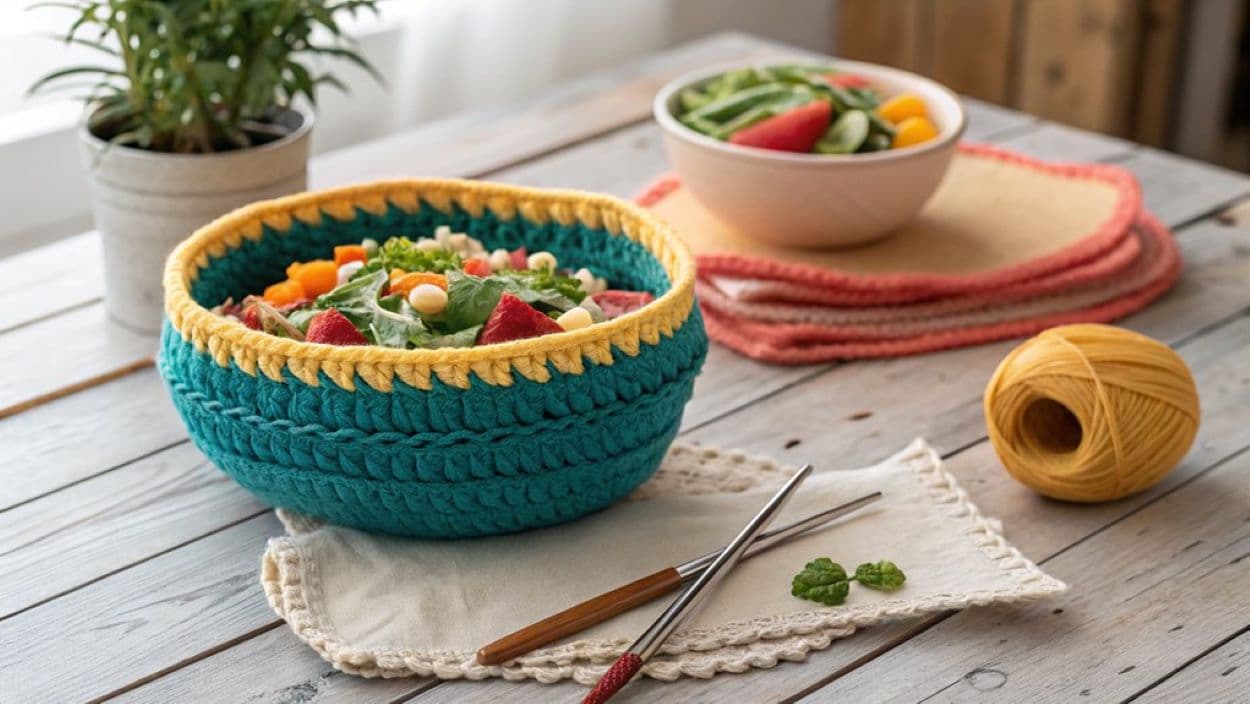 crochet bowl cozies