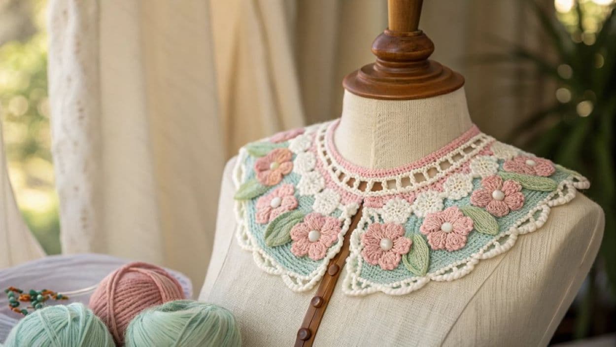 crochet collar designs