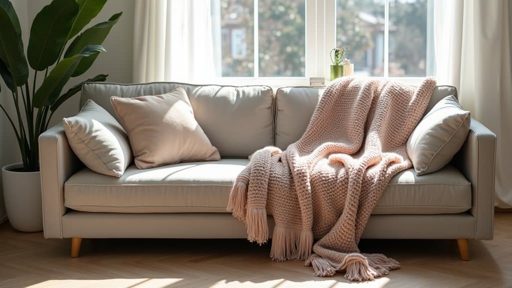 cozy oversized crochet blankets