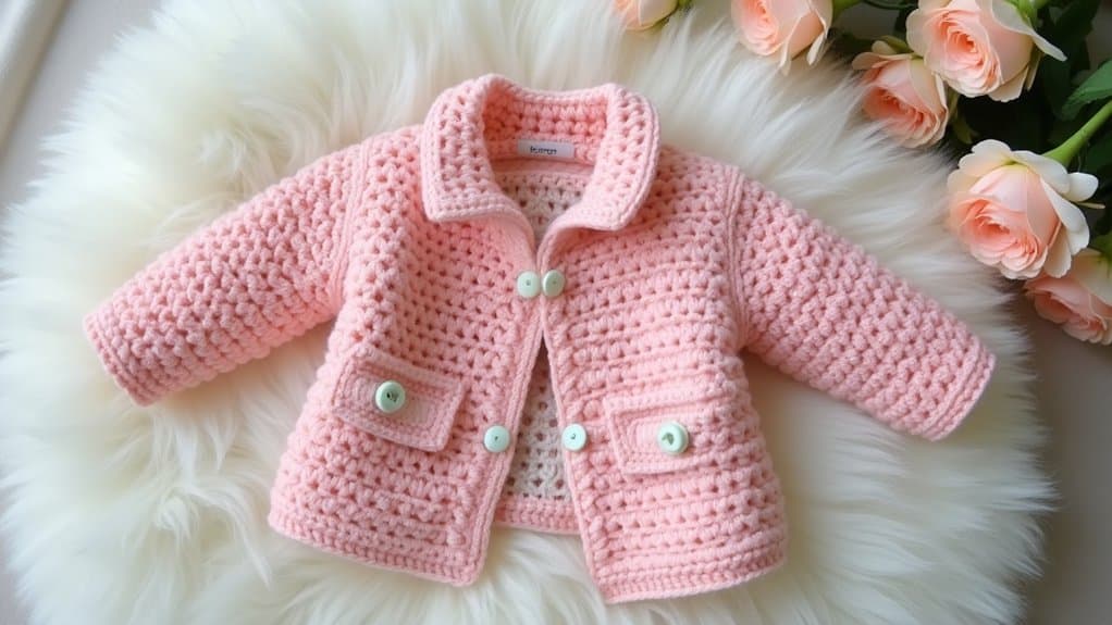 creative crochet baby jackets