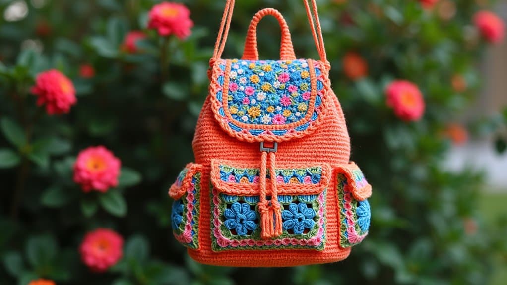 creative crochet backpack designs