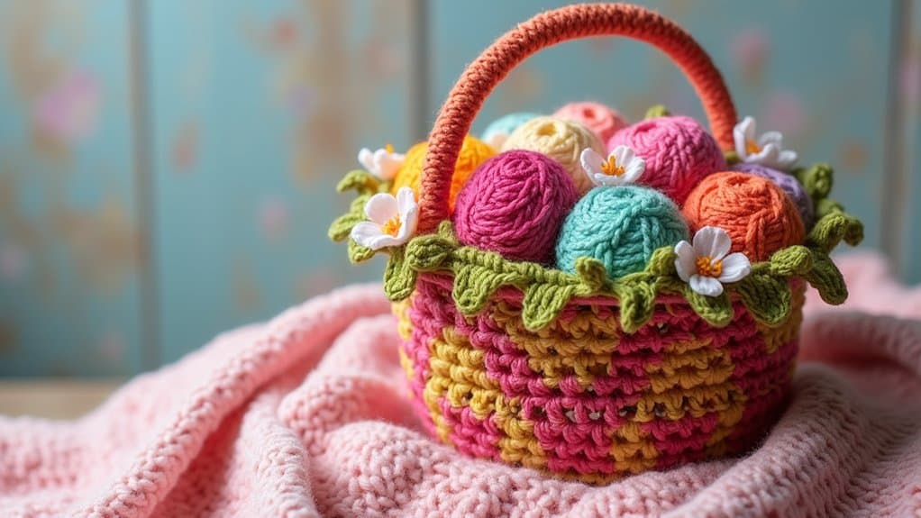 creative crochet basket designs