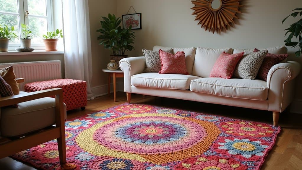 creative crochet carpet designs