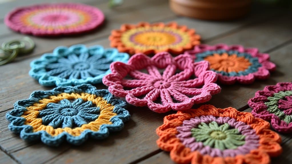 creative crochet coaster designs