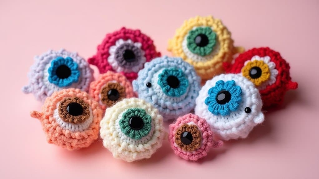 creative crochet eye designs