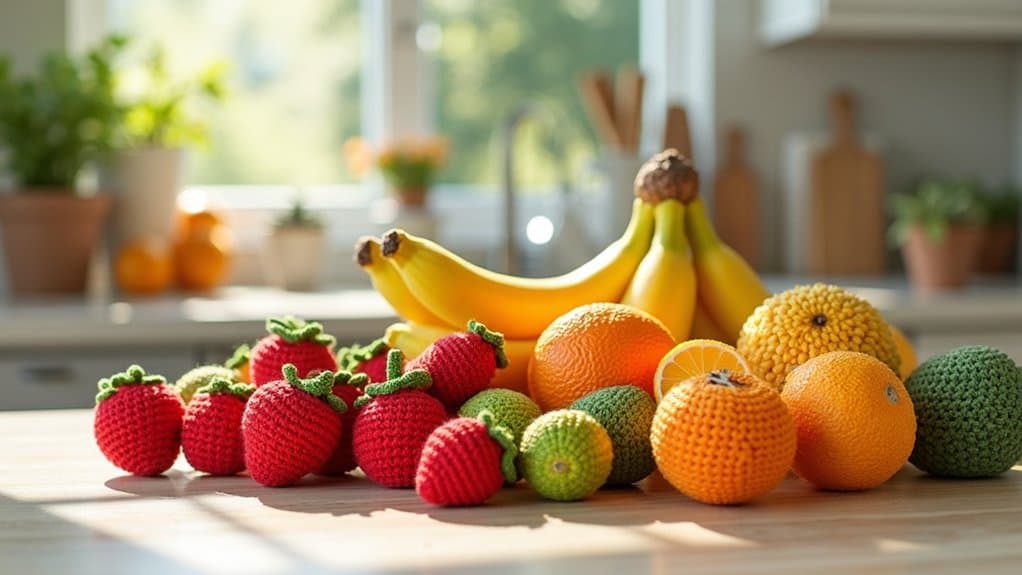 creative crochet fruit designs