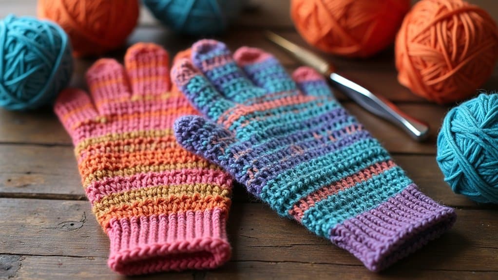 creative crochet glove designs