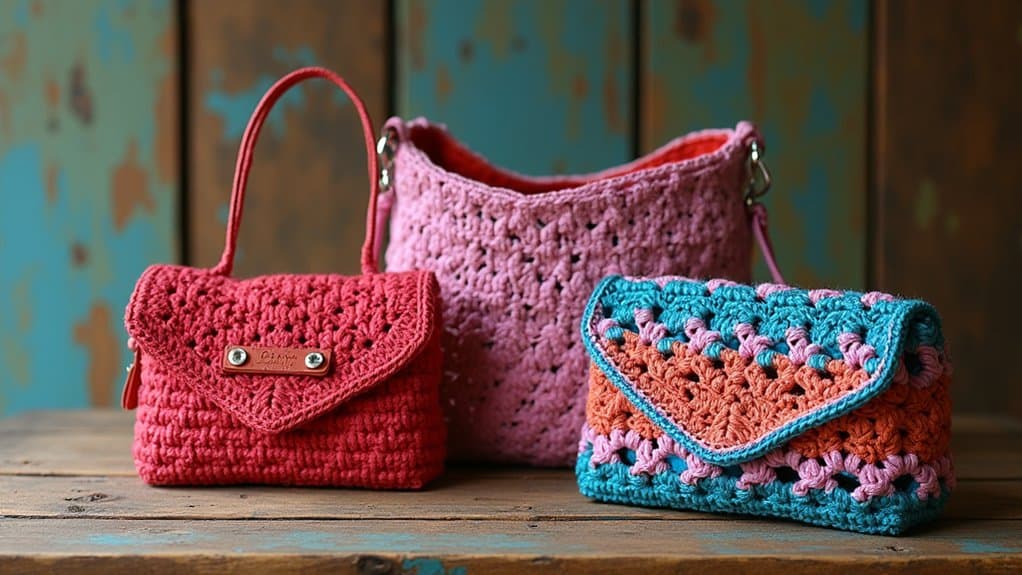 crochet bag purse collection
