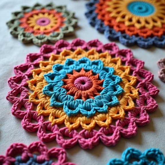 detailed crochet mandala designs