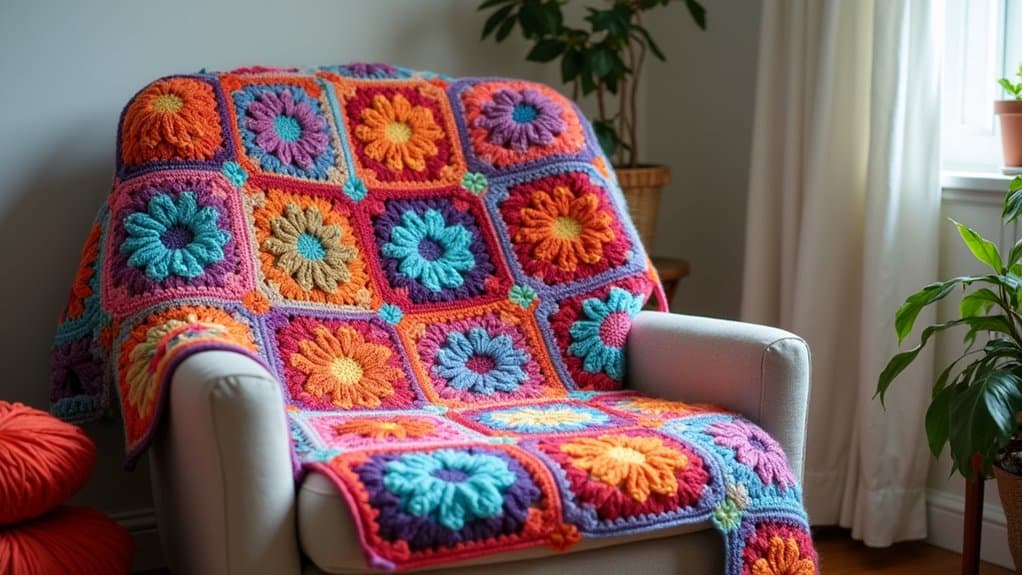 granny square blanket designs