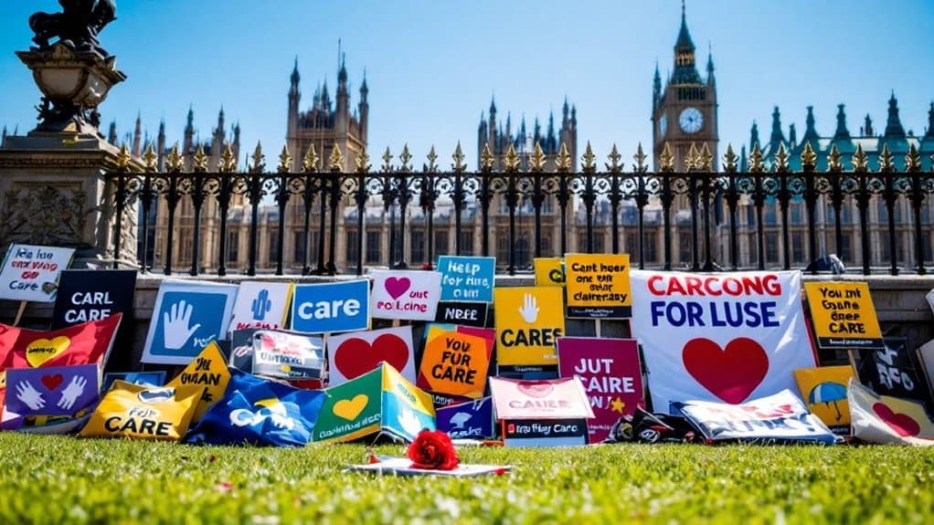 protest against commons vote