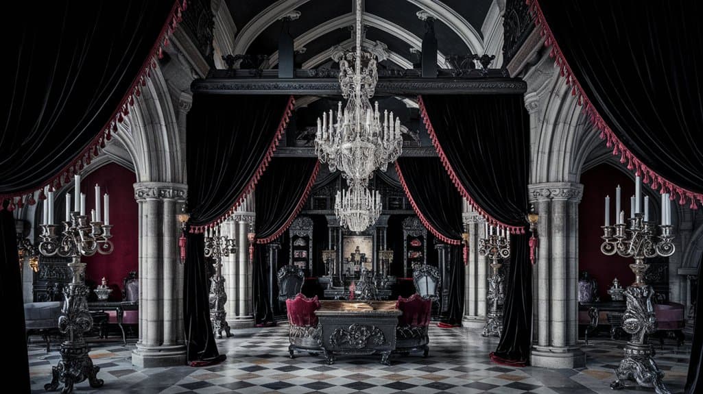 dark castle decor inspiration