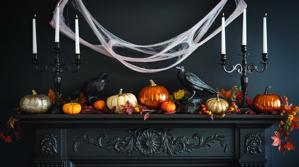 halloween mantle decor ideas