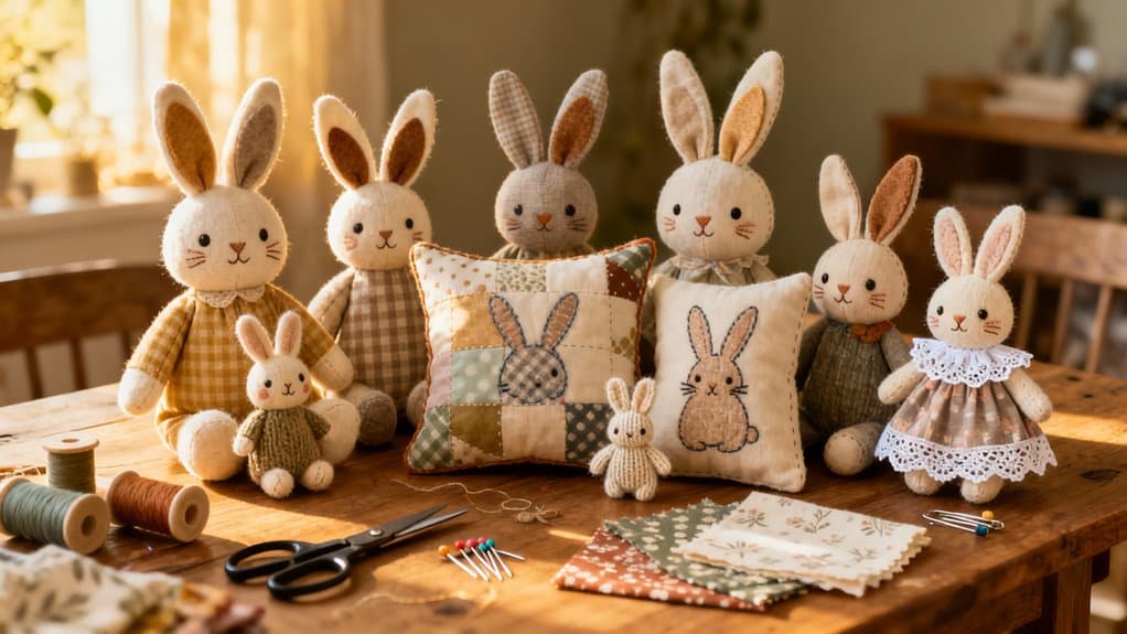 bunny themed sewing projects collection