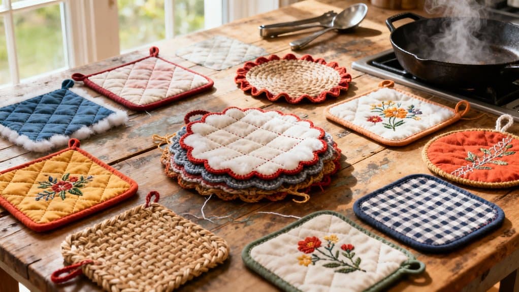 creative hot pad projects
