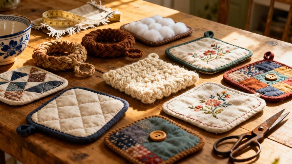 creative pot holder sewing