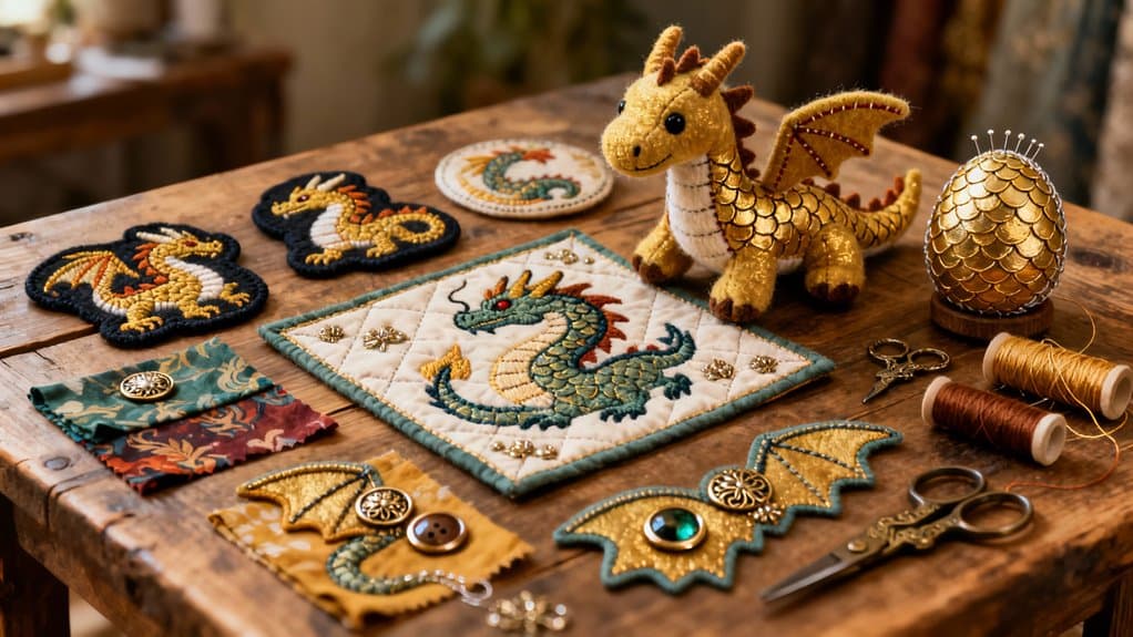dragon themed sewing projects ideas