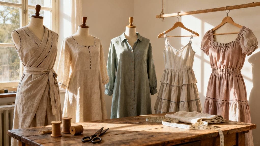 linen dress sewing inspiration