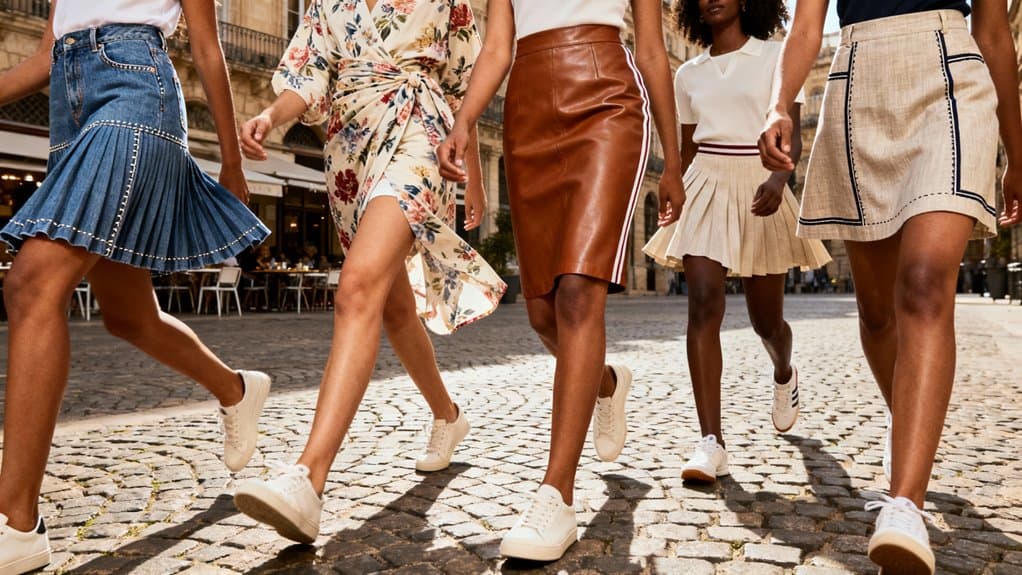 skirt and short combination