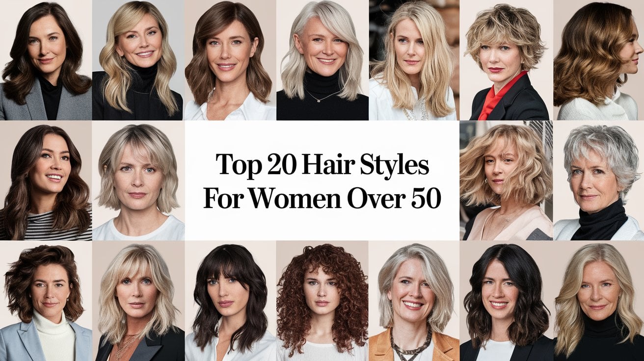 20 Best Hair Styles for Women Over 50 in 2025
