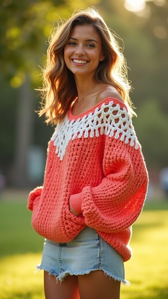 20 Amazing Crochet Pullover Ideas