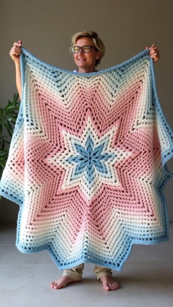 beginner friendly star blanket