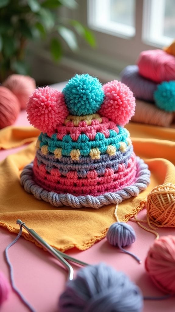 colorful and creative headwear