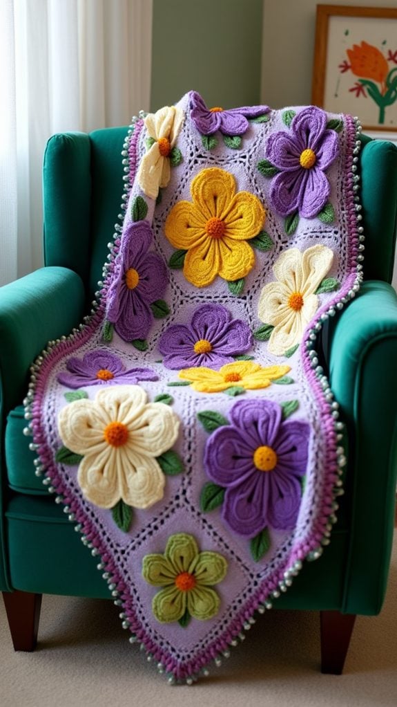 colorful floral fabric design