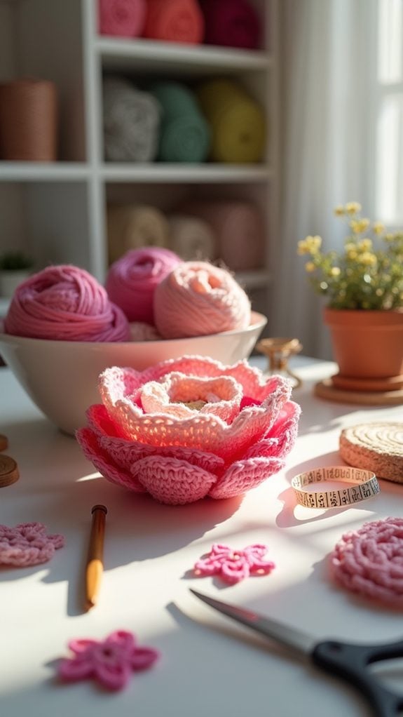 colorful handmade floral design