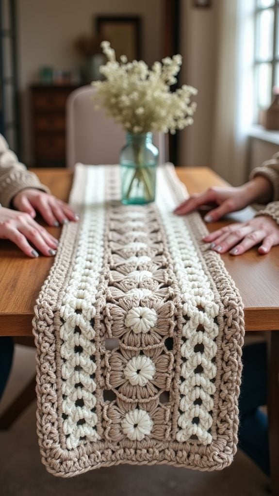 cozy handmade crochet decor