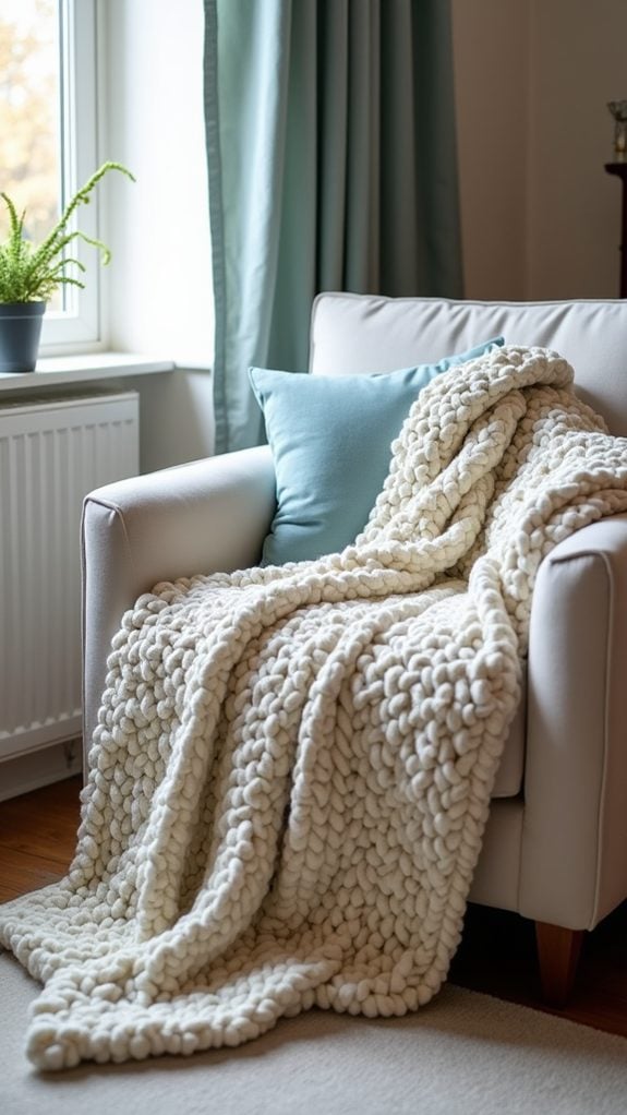 cozy woven blanket design