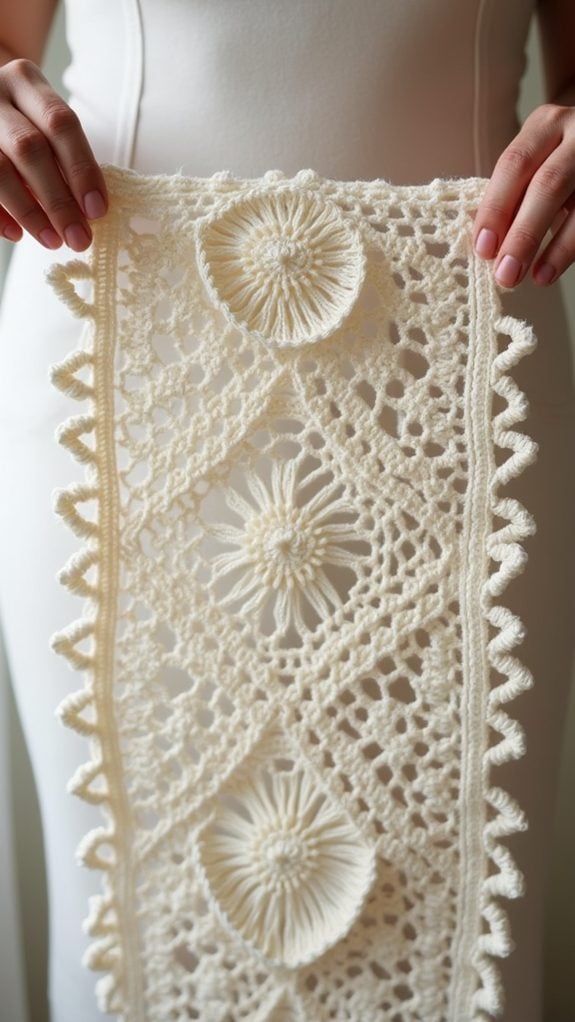 elegant lace crochet design