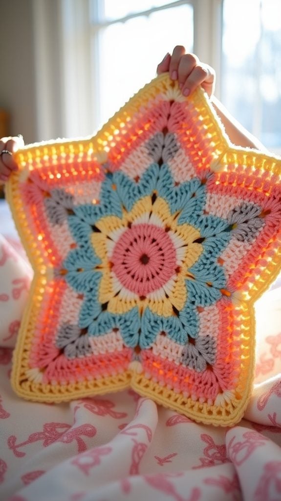 fast crochet star blanket