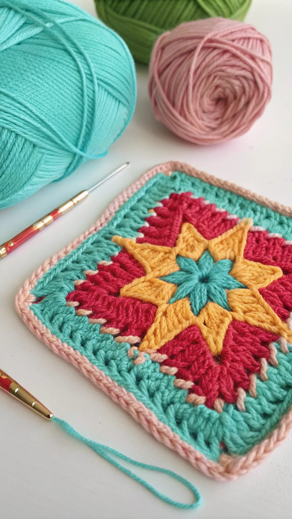 Granny Square Star Design