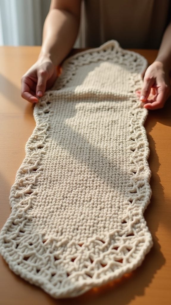 simple hue table runner